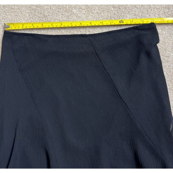 A. Beyer Vintage Y2K  Women Black Drape Goth Handkerchief Hem Skirt Medium USA - Picture 7 of 15